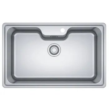 Virtuves izlietne Franke Bell BCX 610-75, 81x51 cm, nerūsējošais tērauds 101.0693.352