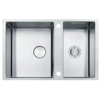 Virtuves izlietne Franke Box Center BWX 120-41-27, 82x52 cm, nerūsējošais tērauds 122.0579.553