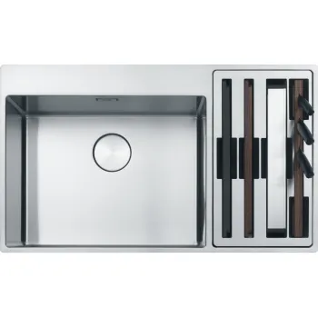 Virtuves izlietne Franke Box Center BWX 220/620-54-27/2, 86x51 cm, nerūsējošais tērauds 127.0538.259