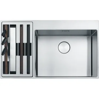 Virtuves izlietne Franke Box Center BWX 220/620-54-27/7, 86x51 cm, nerūsējošais tērauds 127.0538.260