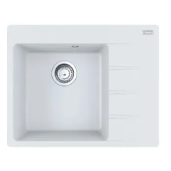Virtuves izlietne Franke Centro Fragranīta CNG 611-62 TL/2, 62x50 cm, balta-ledus 114.0637.494