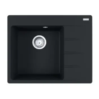Virtuves izlietne Franke Centro Fragranīta CNG 611-62 TL/2, 62x50 cm, matēti melna 114.0637.495