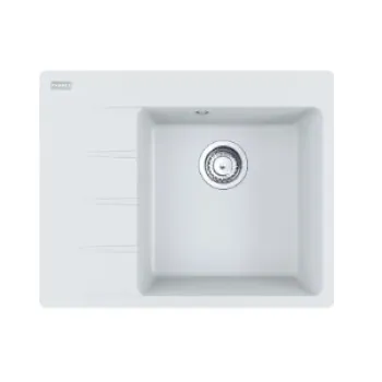 Virtuves izlietne Franke Centro Fragranīta CNG 611-62 TL/7, 62x50 cm, balta-ledus 114.0637.164