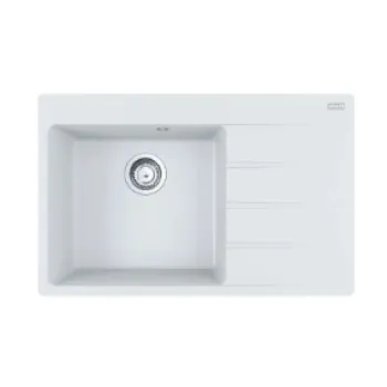 Virtuves izlietne Franke Centro Fragranīta CNG 611-78 TL/2, 78x50 cm, balta-ledus 114.0637.512