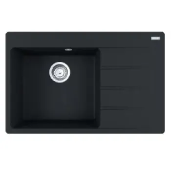 Virtuves izlietne Franke Centro Fragranīta CNG 611-78 TL/2, 78x50 cm, matēti melna 114.0637.513