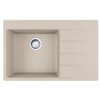 Virtuves izlietne Franke Centro Fragranīta CNG 611-78 TL/2, 78x50 cm, sahara 114.0637.511