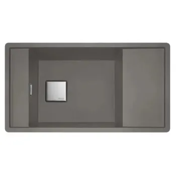 Virtuves izlietne Franke Fresno FragranītaFSG 611-88, 88x50 cm, pelēks akmens 114.0651.013