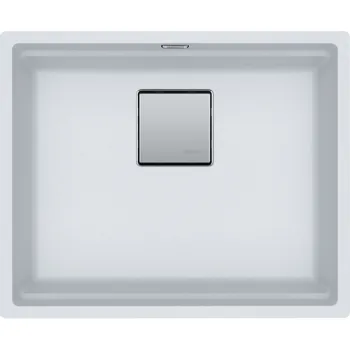 Virtuves izlietne Franke Kubus 2 FragranītaKNG 110-52, 56x46 cm, balta-ledus 125.0641.421