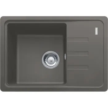 Virtuves izlietne Franke Malta Fragranīta BSG 611-62, 62x44 cm, pelēks akmens 114.0395.151
