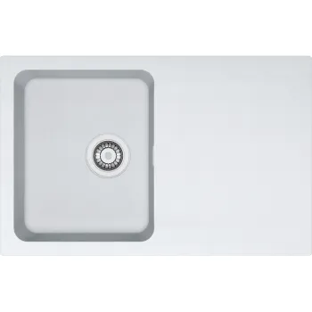 Virtuves izlietne Franke Orion Tectonite OID 611-78, 78x50 cm, balta 114.0288.585