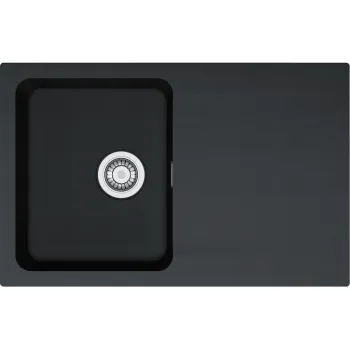 Virtuves izlietne Franke Orion Tectonite OID 611-78, 78x50 cm, melna 114.0288.588