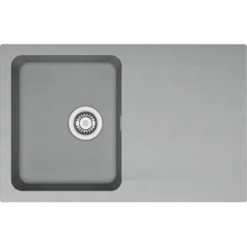 Virtuves izlietne Franke Orion Tectonite OID 611-78, 78x50 cm, pelēka 114.0395.184