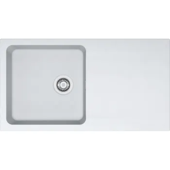 Virtuves izlietne Franke Orion Tectonite OID 611, 94x51 cm, balta 114.0288.541