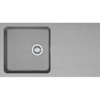 Virtuves izlietne Franke Orion Tectonite OID 611, 94x51 cm, pelēka 114.0442.824