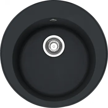Virtuves izlietne Franke Rondo Fragranīta ROG 610, diametrs 51 cm, onikss 114.0283.879