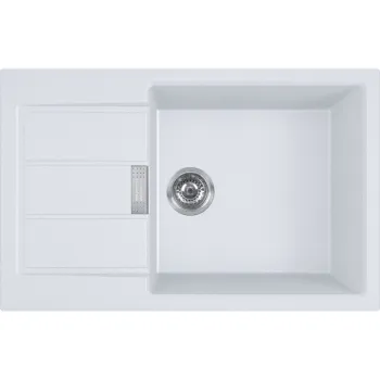 Virtuves izlietne Franke Sirius 2.0 Tectonite S2D 611-78 XL 78x50 cm, balta 143.0617.615