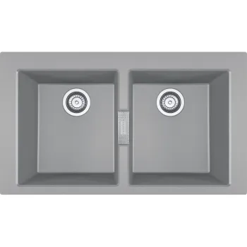 Virtuves izlietne Franke Sirius 2.0 Tectonite S2D 620-86, 86x50 cm, pelēka 143.0650.970