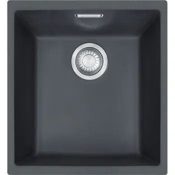 Virtuves izlietne Franke Sirius Tectonite SID 110-34, 37x44 cm, melna 125.0363.785
