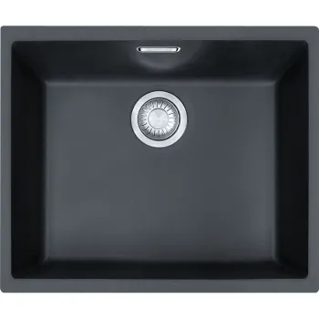 Virtuves izlietne Franke Sirius Tectonite SID 110-50, 53x44 cm, melna 125.0363.789