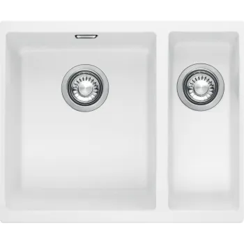 Virtuves izlietne Franke Sirius Tectonite SID 160/2, 56x44 cm, balta 125.0363.803