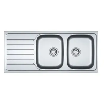 Virtuves izlietne Franke Spark SKX 621, 116x50 cm, nerūsējošais tērauds 101.0504.083