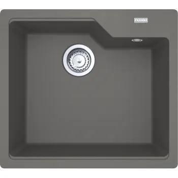 Virtuves izlietne Franke Urban Fragranīta UBG 610-56, 56x50 cm, pelēks akmens 114.0700.070