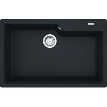 Virtuves izlietne Franke Urban Fragranīta UBG 610-78, 78x50 cm, matēti melna 114.0700.092
