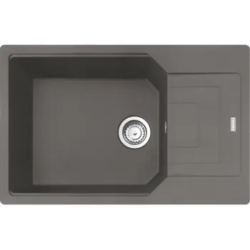 Virtuves izlietne Franke Urban Fragranīta UBG 611-78 BB, 78x50 cm, pelēks akmens 114.0700.108