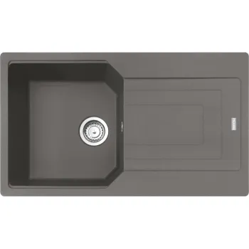 Virtuves izlietne Franke Urban Fragranīta UBG 611-86, 86x50 cm, pelēks akmens 114.0700.115