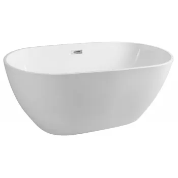 Brīvstāvoša vanna Aqualine, 150x82 cm, Lietā akrila, balta E1850