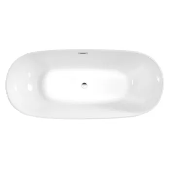 Brīvstāvoša vanna Aqualine Duoro, 180x80 cm, Lietā akrila, balta E1880