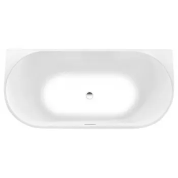 Brīvstāvošā vanna Aqualine TAJO 180x80 cm, akrila, balta E1990