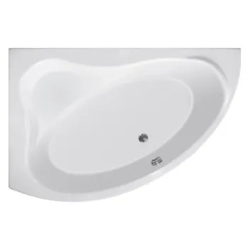 Vanna Aqualine Orava 148x90x38 cm, akrila, kreisā, balta G1590