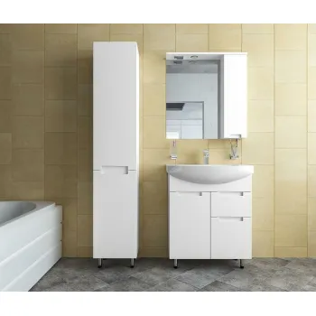 Spoguļskapītis Aqua Rodos QUADRO 60 L