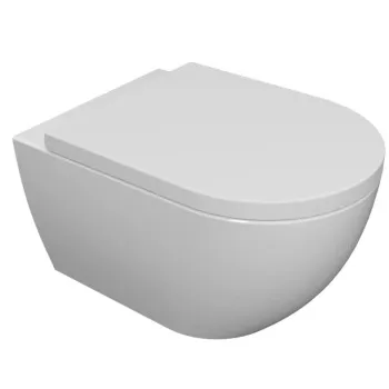Tualetes poda komplekts Geberit Duofix rāmis ar Baltu pogu Delta01, pods Kielle Oudee Rimless un SoftClose Vāku