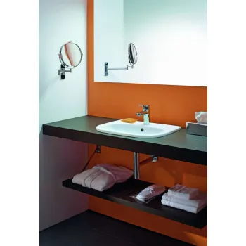 Vannas istabas izlietne Duravit D-Code iebūvējamā 55x44cm, Balta