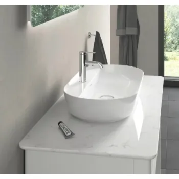 Vannas istabas izlietne Duravit LUV WonderGliss, DuraCeram®, 80x40cm, Balta