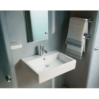 Vannas istabas izlietne Duravit Vero 60x47cm, WonderGliss, Balta Vannas istabas izlietne Duravit Vero 60x47cm, WonderGliss, Balta