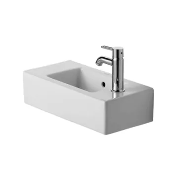 Vannas istabas izlietne Duravit Vero WonderGliss 50x25cm, Balta Vannas istabas izlietne Duravit Vero WonderGliss 50x25cm, Balta