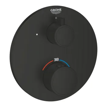 Dušas maisītājs Grohe Grohtherm, ar termostau iebūvējams, Melns 1022122430