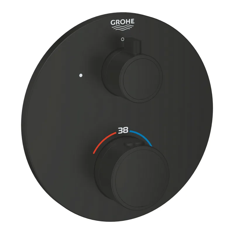 Dušas maisītājs Grohe Grohtherm, ar termostau iebūvējams, Melns 1022122430