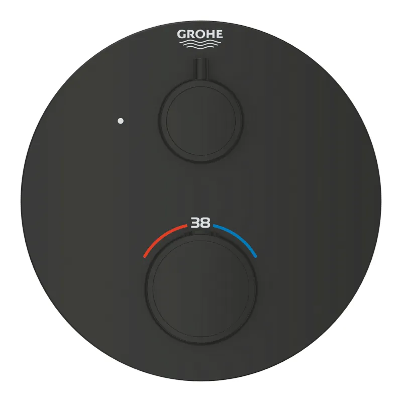 Dušas maisītājs Grohe Grohtherm, ar termostau iebūvējams, Melns 1022122430