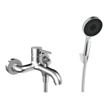 Vannas / Dušas maisītājs Kielle Oudee ar dušas vadu un klausuli Hromēts 10302SN10
