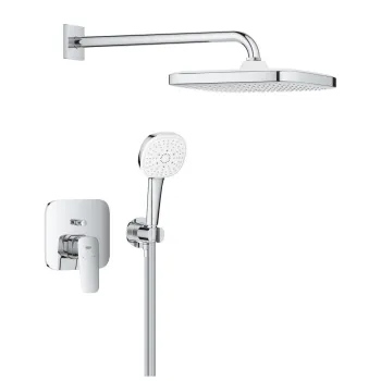 Dušas sistēma GROHE Cubeo Tempesta 250 iebūvējama Hromēta 1053360000 Dušas sistēma GROHE Cubeo Tempesta 250 iebūvējama Hromēta 1053360000
