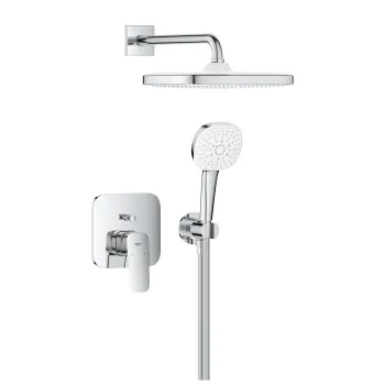 Dušas sistēma GROHE Cubeo Tempesta 250 iebūvējama Hromēta 1053360000 Dušas sistēma GROHE Cubeo Tempesta 250 iebūvējama Hromēta 1053360000