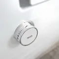 Tualetes poda komplekts Geberit Duofix rāmis ar Tece One Rimless podu ar Bide funkciju, SoftClose Vāku, Sigma30 Balta/Hromēta poga