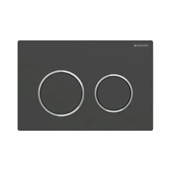 Кнопка для рамы Geberit Omega20 Chrome/Black 115.085.14.1