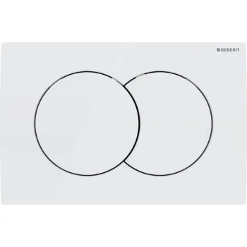 Poga iebūvējamam rāmim Geberit Delta01 Dual Balta 115.107.11.1 Poga iebūvējamam rāmim Geberit Delta01 Dual Balta 115.107.11.1