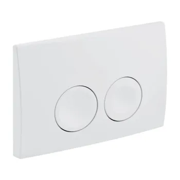 Poga iebūvējamam rāmim Geberit Delta25 Dual Balta 115.125.11.5 Poga iebūvējamam rāmim Geberit Delta25 Dual Balta 115.125.11.5