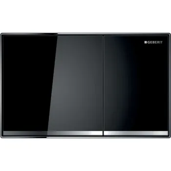 Poga iebūvējamam rāmim Geberit Sigma60 Balta Stikla/Melna 115.640.SJ.1
